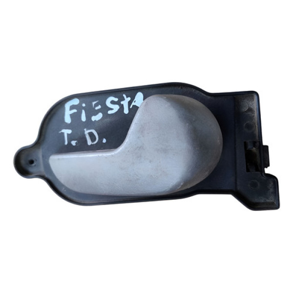 Maçaneta Traseira Esquerda Fiesta Ecosport 2003 2009 2014 Preto Traseira