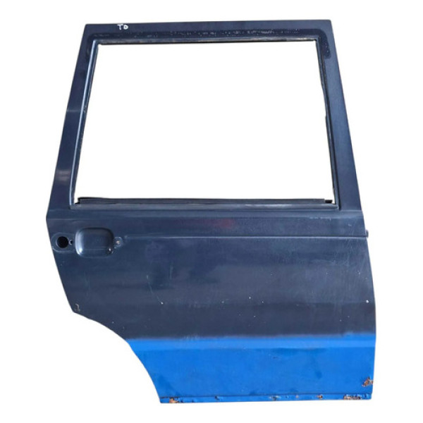 Porta Traseira Direita Uno 1992 1994 1996 1998 2000 2002 Traseira Direita Azul