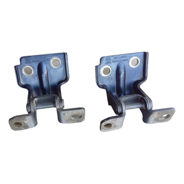 Par Dobradiças Porta Traseira Direita Jac J3 2010 A 2013