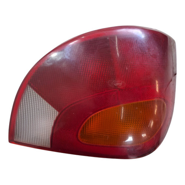 Lanterna Traseira Direita Fiesta 1996 1997 1998 1999 A 2002 Direito/passageiro Vermelho