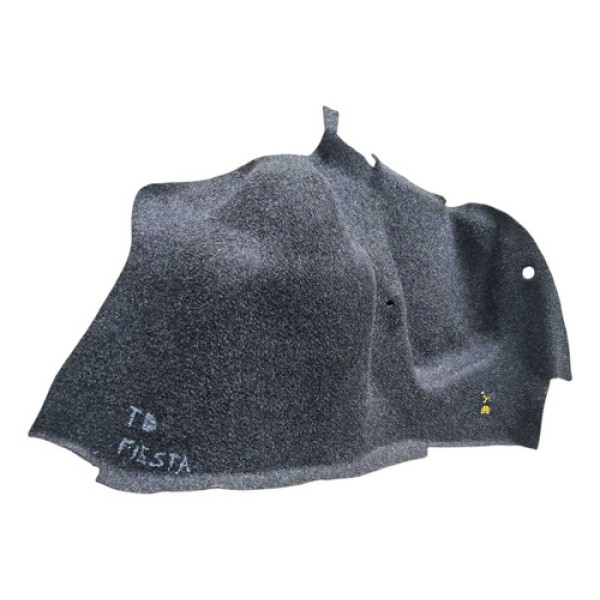 Carpete Direito Porta Malas Fiesta 2000 2002 2004 2005 2006 Preto