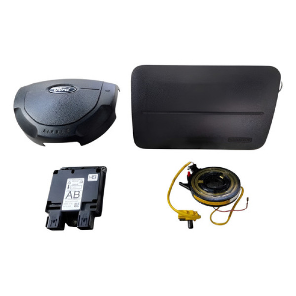 Kit Painel Fiesta Bolsa Passageiro Motorista 2012 2013 2014 Preto