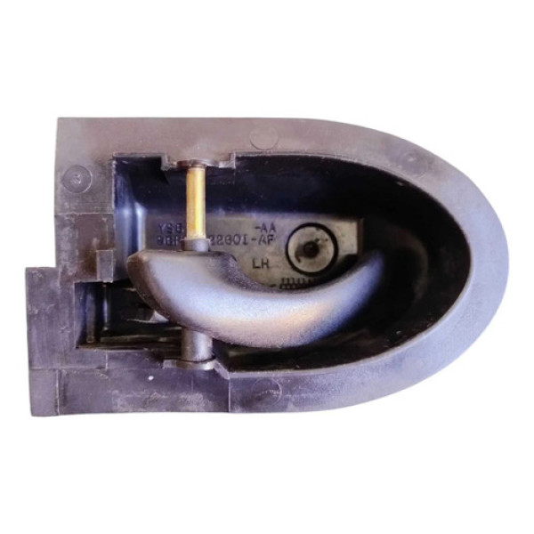 Maçaneta Interna Traseira Direita Fiesta 1997 2000 2003 2006 Preto Traseira