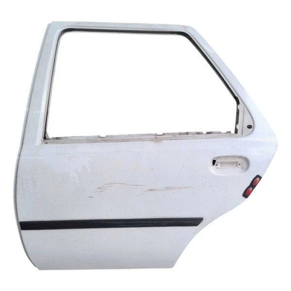 Porta Traseira Esquerda Fiesta Hatch 2000 2001 2003 2006 Traseira Esquerda Branco