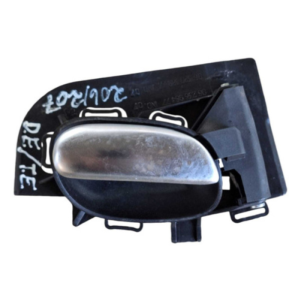 Maçaneta Interna Dianteira Esquerda Peugeot 206 207 Cromada