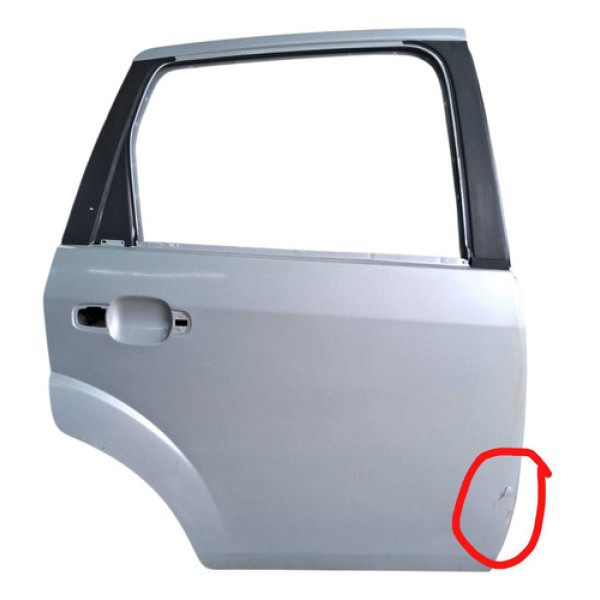 Porta Traseira Direita Fiesta 2003 2006 2009 2011 2013 2014