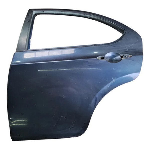 Porta Traseira Esquerda J3 Turin 2010 2011 2012 2013 2015 Traseira Esquerda Azul-turquesa