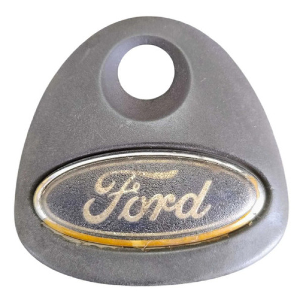 Emblema Tampa Traseira Fiesta Courier 1997 1999 2001 2006 Preto